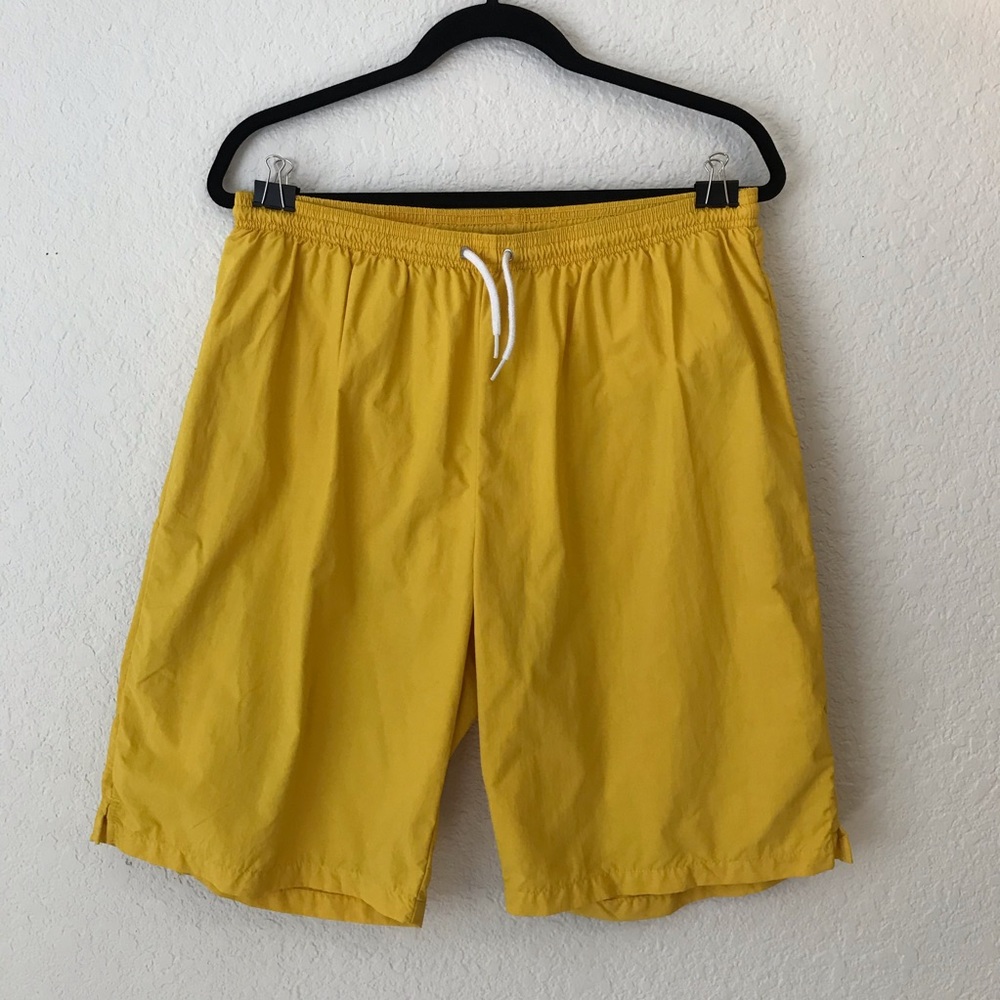 A A🌞 Yellow Swim Trunks